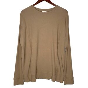 NWT Tommy John Size L Brushed Ribbed Long Sleeve Lounge T Shirt Long Sleeve